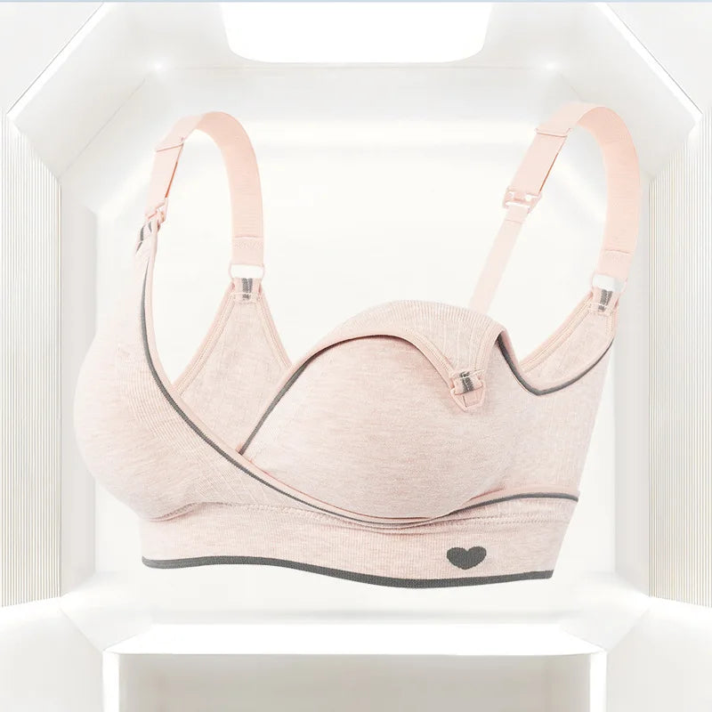 Lifting Maternity Nursing Bra – Wire-Free, Supportive, Easy Breastfeeding Access Yes Momma