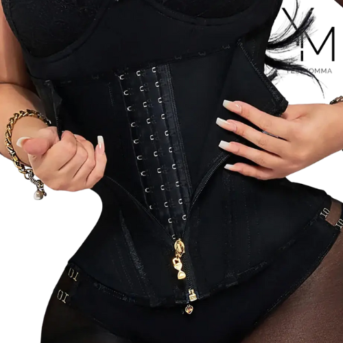Women Plus Size Fajas Waist Trainer Corset Tummy Control Zipper Vest Body Shaper Cincher Shapewear Slimming Belt Sports Girdle Yes Momma