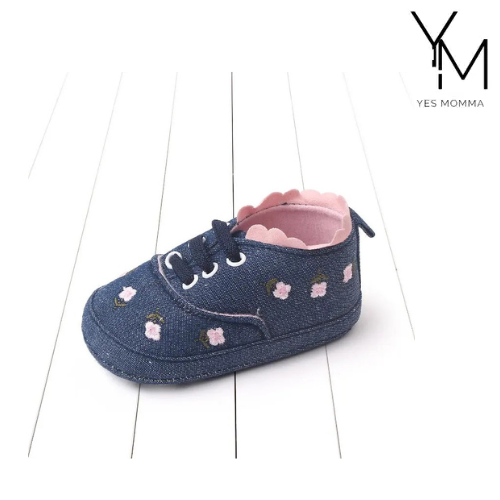 Spring And Autumn Soft Bottom Lace Embroidered Baby Shoes Dropshipman