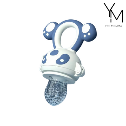 Happy Bite Baby Teether Non-staple Food Fruit Feeding Artifact Baby Pacifier Silicone Hand Guard Molar Rod Wholesale Dropshipman