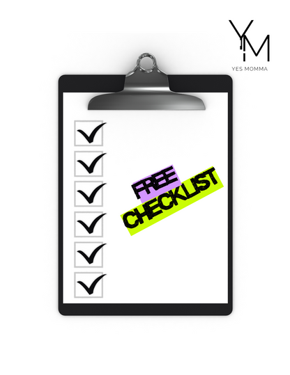 FREE Downloadable Pre- Birth Checklist Yes Momma