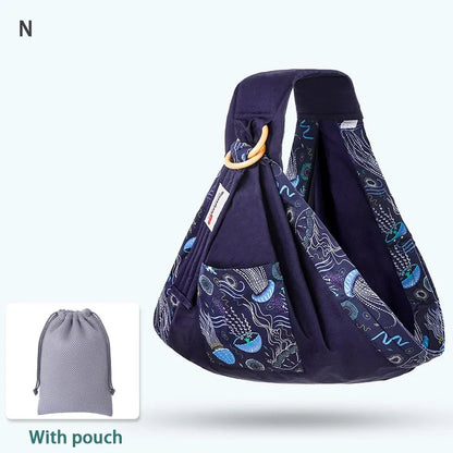 Baby Wrap Sling with Nursing Cover – Breathable Ergonomic Carrier for Newborns Yes Momma