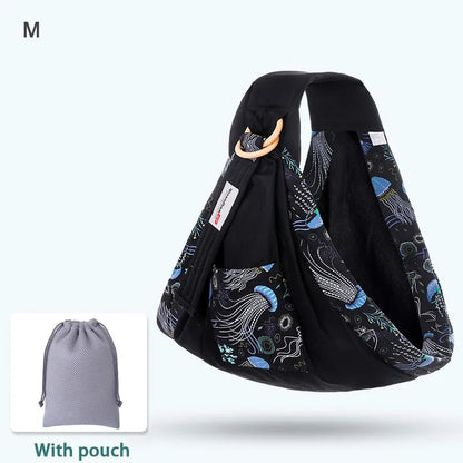 Baby Wrap Sling with Nursing Cover – Breathable Ergonomic Carrier for Newborns Yes Momma