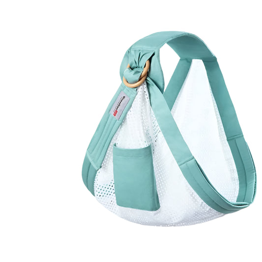 Baby Wrap Sling with Nursing Cover – Breathable Ergonomic Carrier for Newborns