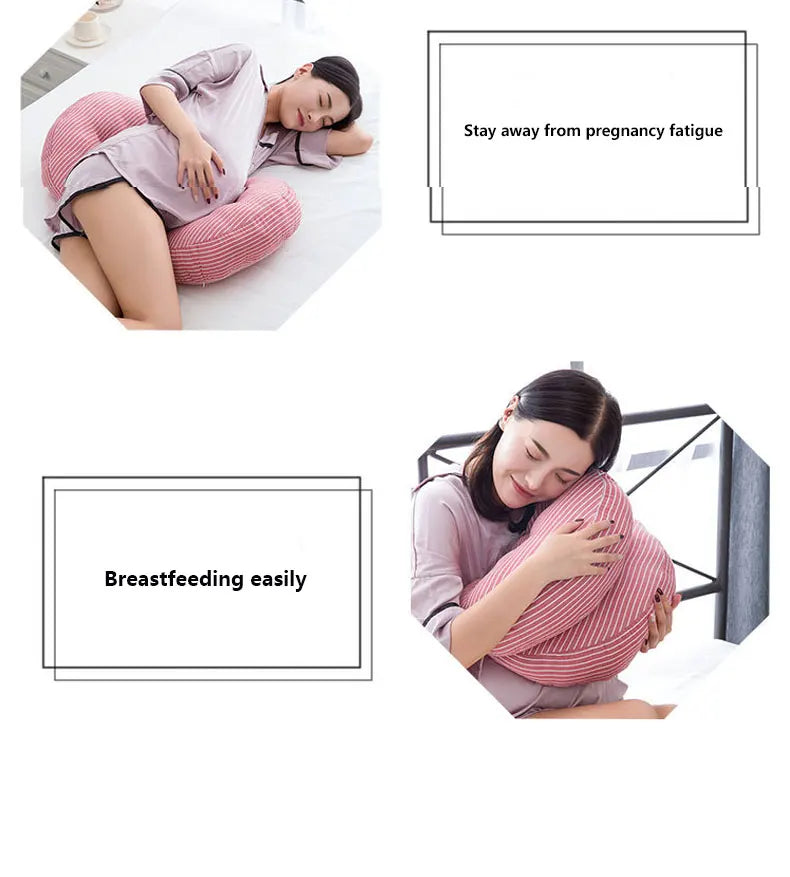U-Shaped Bamboo Pregnancy Body Pillow YesMomma