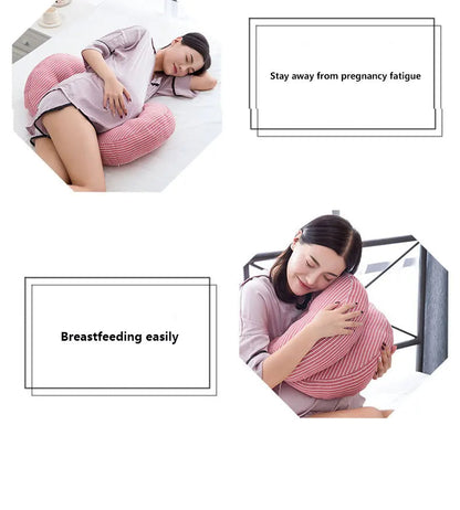 U-Shaped Bamboo Pregnancy Body Pillow YesMomma