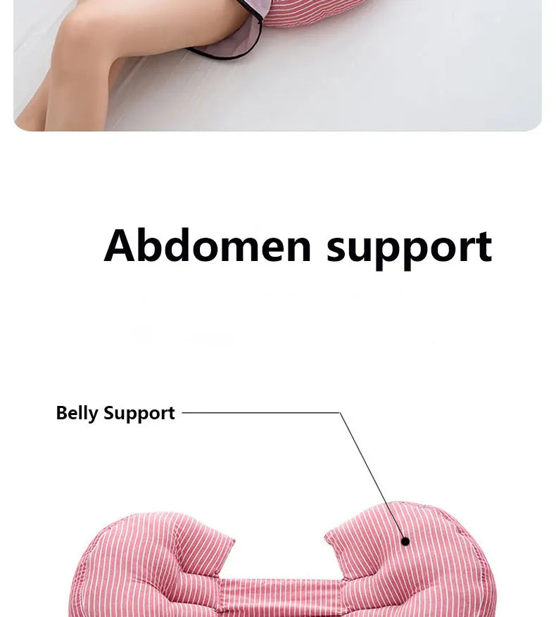 U-Shaped Bamboo Pregnancy Body Pillow YesMomma