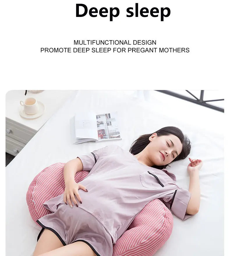 U-Shaped Bamboo Pregnancy Body Pillow YesMomma
