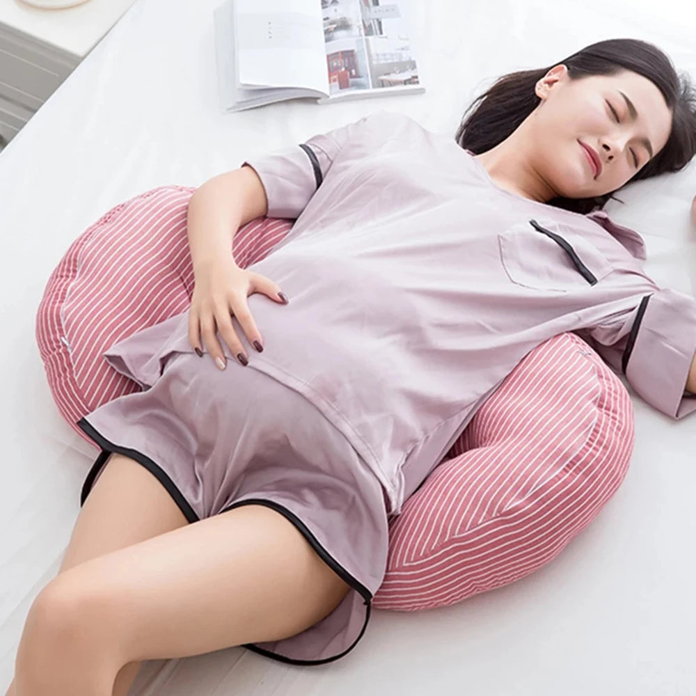 U-Shaped Bamboo Pregnancy Body Pillow YesMomma
