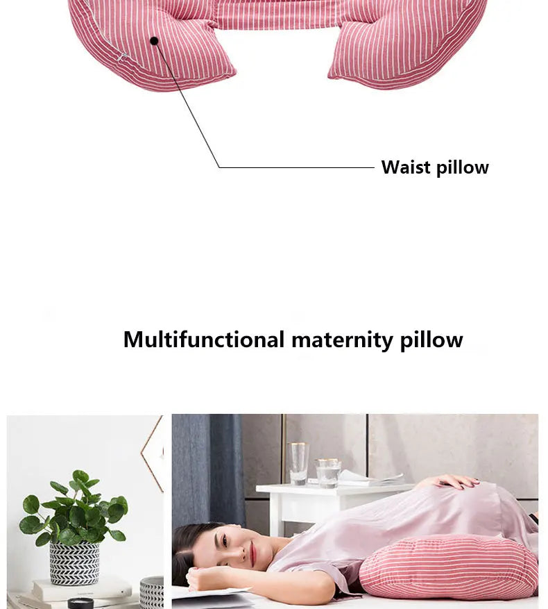 U-Shaped Bamboo Pregnancy Body Pillow YesMomma