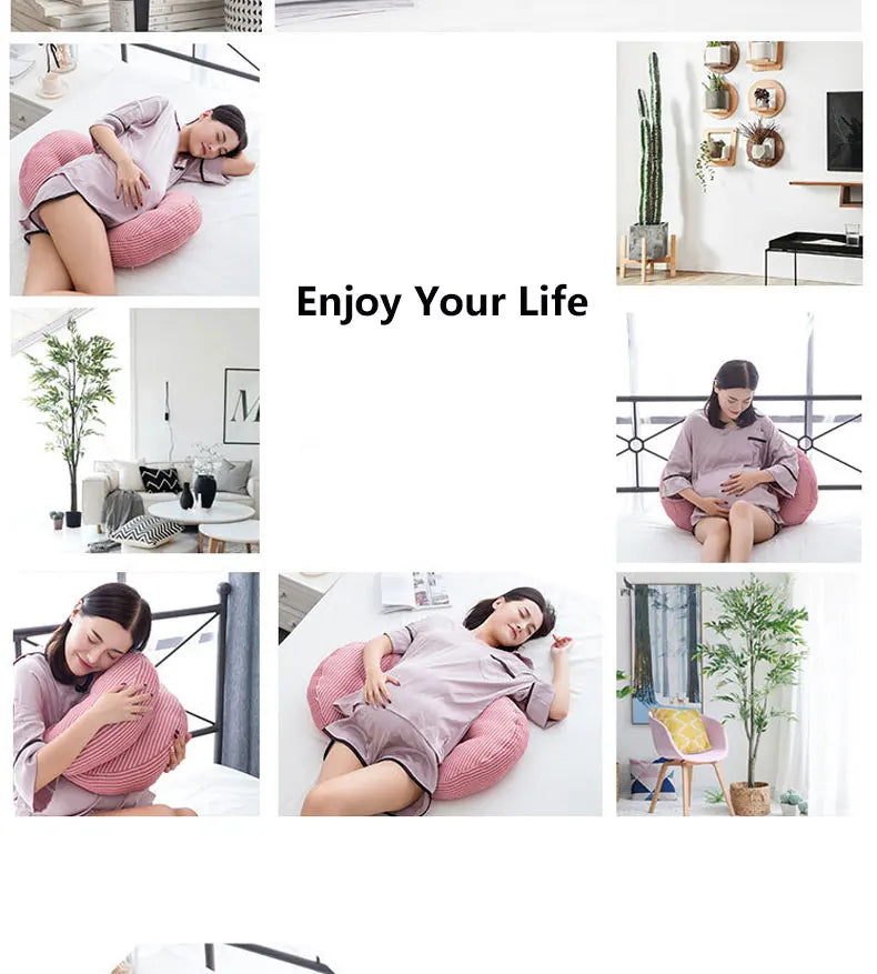 U-Shaped Bamboo Pregnancy Body Pillow YesMomma