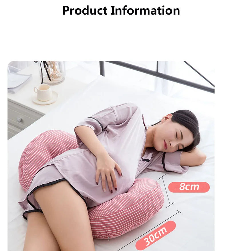 U-Shaped Bamboo Pregnancy Body Pillow YesMomma