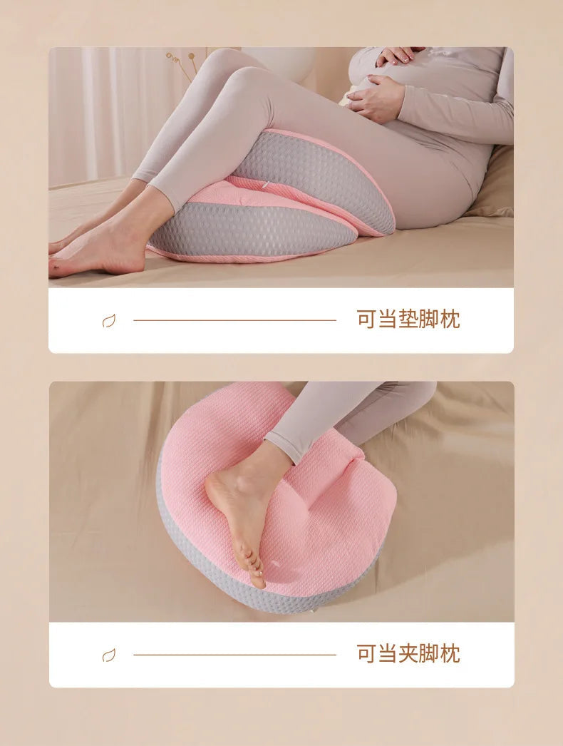 C-Shaped Pregnancy Pillow - Full Body Support for Expectant Mothers YesMomma