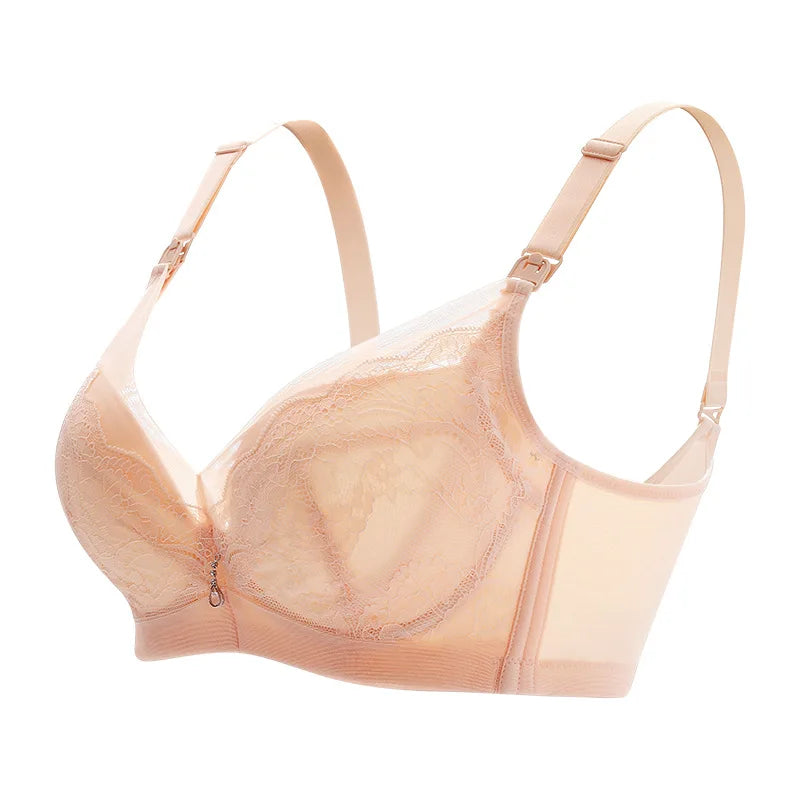 Women's Seamless  Breathable Nursing  Bra For All Seasons  Push-up  Pure Cotton  No Underwire  Maternity Sleepwear Yes Momma