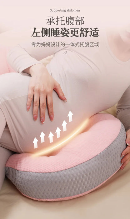 C-Shaped Pregnancy Pillow - Full Body Support for Expectant Mothers YesMomma