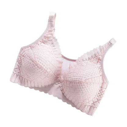 Maternity Nursing Bra - Front Button Closure for Easy Breastfeeding Yes Momma