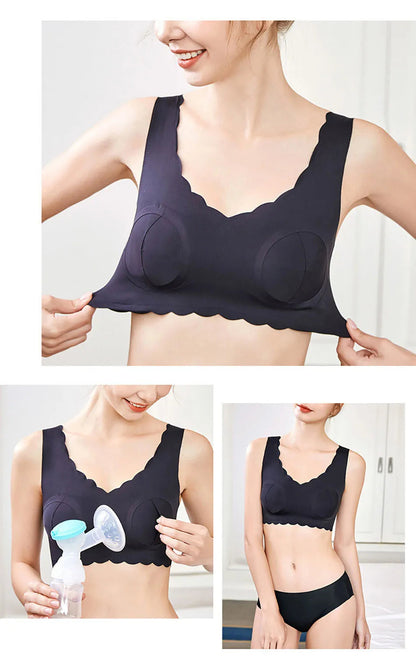 Soft Cotton Nursing Bra - Comfortable and Breathable for Breastfeeding YesMomma