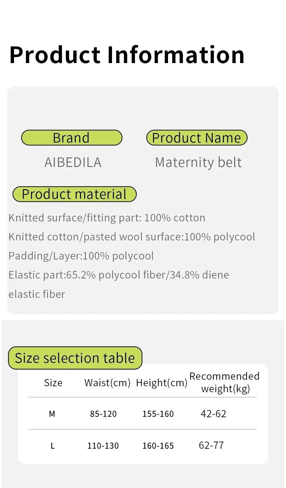 Baby Belly Support Belt - Pregnancy Support and Relief for Expectant Moms YesMomma