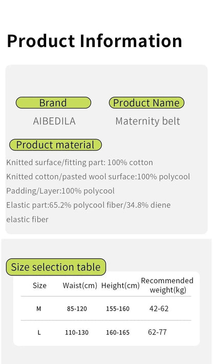 Baby Belly Support Belt - Pregnancy Support and Relief for Expectant Moms YesMomma