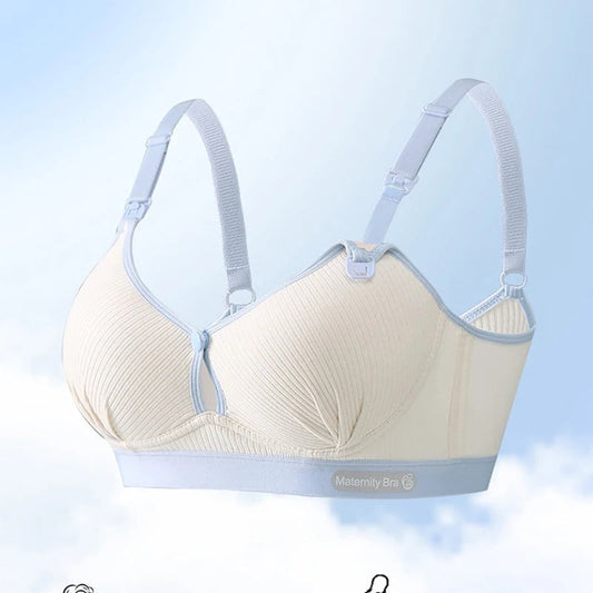 Women's Seamless  Breathable Nursing  Bra For All Seasons  Push-up  Pure Cotton  No Underwire  Maternity Sleepwear Yes Momma