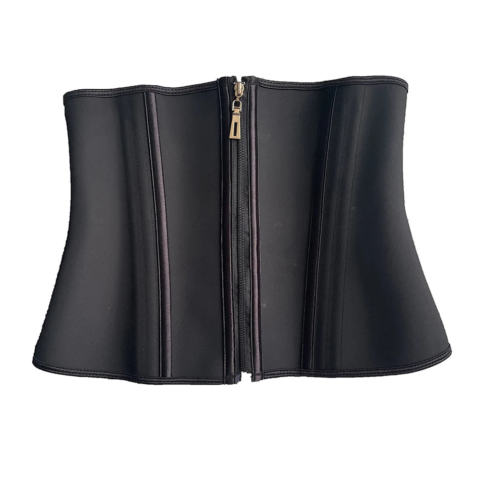 Women Plus Size Fajas Waist Trainer Corset Tummy Control Zipper Vest Body Shaper Cincher Shapewear Slimming Belt Sports Girdle Yes Momma