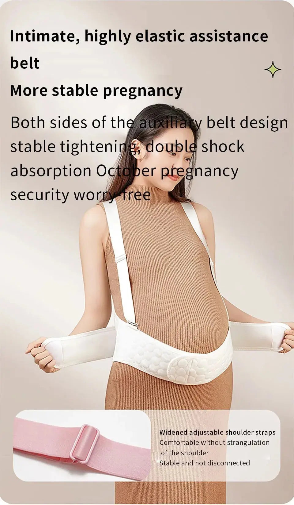 Baby Belly Support Belt - Pregnancy Support and Relief for Expectant Moms YesMomma