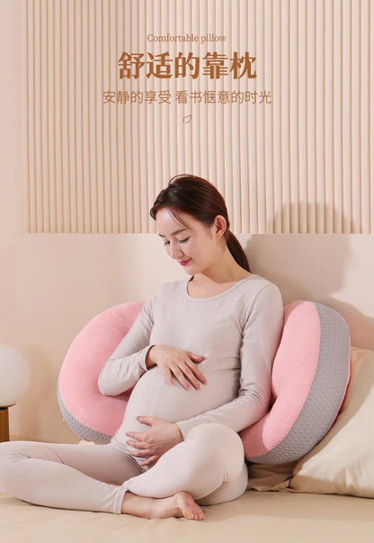 C-Shaped Pregnancy Pillow - Full Body Support for Expectant Mothers YesMomma