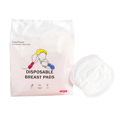 Breastfeeding Disposable Nursing Pads – Ultra-Thin, Breathable, Super Absorbent Cotton