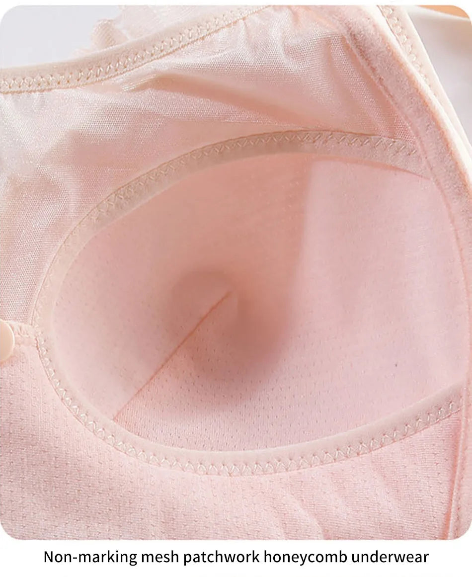 Maternity Nursing Bra - Front Button Closure for Easy Breastfeeding Yes Momma