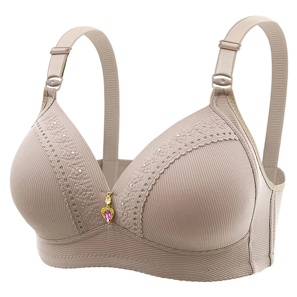 Lace Push Up Nursing Bra - Maternity Bra for Breastfeeding Moms Yes Momma