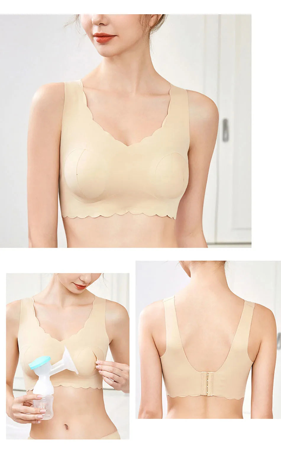 Soft Cotton Nursing Bra - Comfortable and Breathable for Breastfeeding YesMomma
