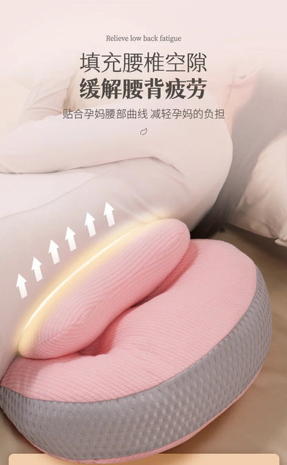 C-Shaped Pregnancy Pillow - Full Body Support for Expectant Mothers YesMomma