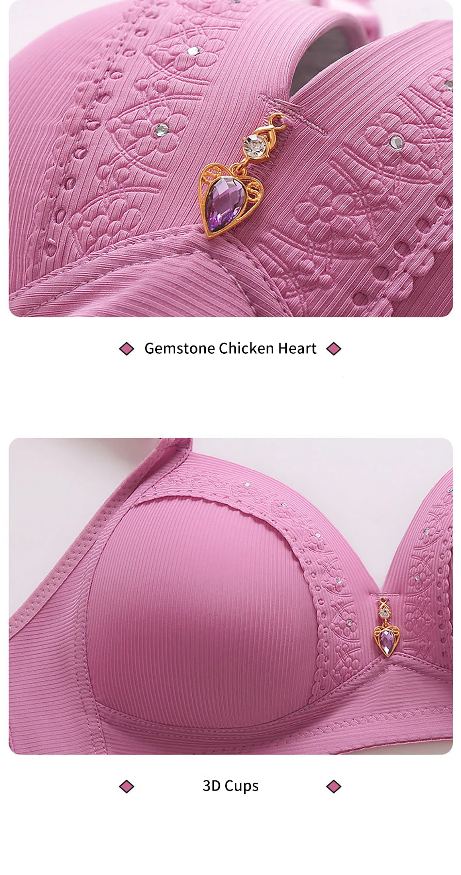 Lace Push Up Nursing Bra - Maternity Bra for Breastfeeding Moms Yes Momma