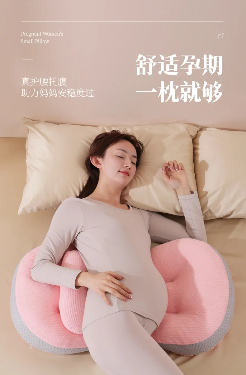 C-Shaped Pregnancy Pillow - Full Body Support for Expectant Mothers YesMomma