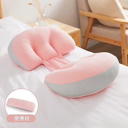C-Shaped Pregnancy Pillow - Full Body Support for Expectant Mothers YesMomma