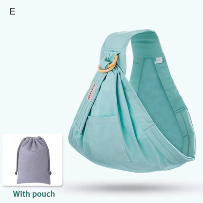 Baby Wrap Sling with Nursing Cover – Breathable Ergonomic Carrier for Newborns Yes Momma