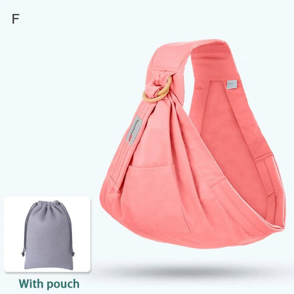 Baby Wrap Sling with Nursing Cover – Breathable Ergonomic Carrier for Newborns Yes Momma