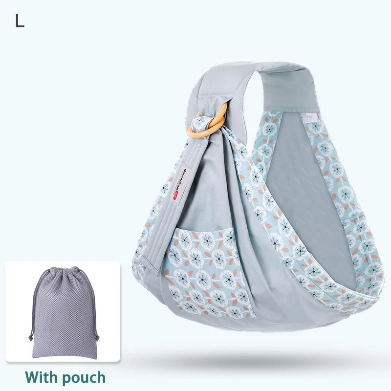 Baby Wrap Sling with Nursing Cover – Breathable Ergonomic Carrier for Newborns Yes Momma