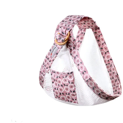 Baby Wrap Sling with Nursing Cover – Breathable Ergonomic Carrier for Newborns