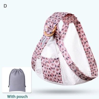 Baby Wrap Sling with Nursing Cover – Breathable Ergonomic Carrier for Newborns Yes Momma